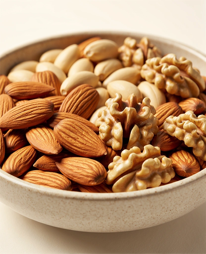 Bol cu nuci și migdale